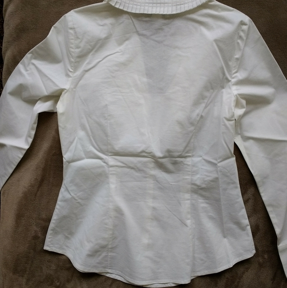 VTG Ann Taylor Loft tuxedo shirt - Picture 4 of 5